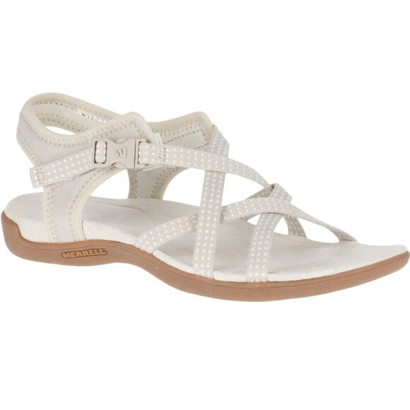 Merrell District Muri Lattice Sandals Silver Lining Comfort Sandals Size 9 - Picture 1 of 9